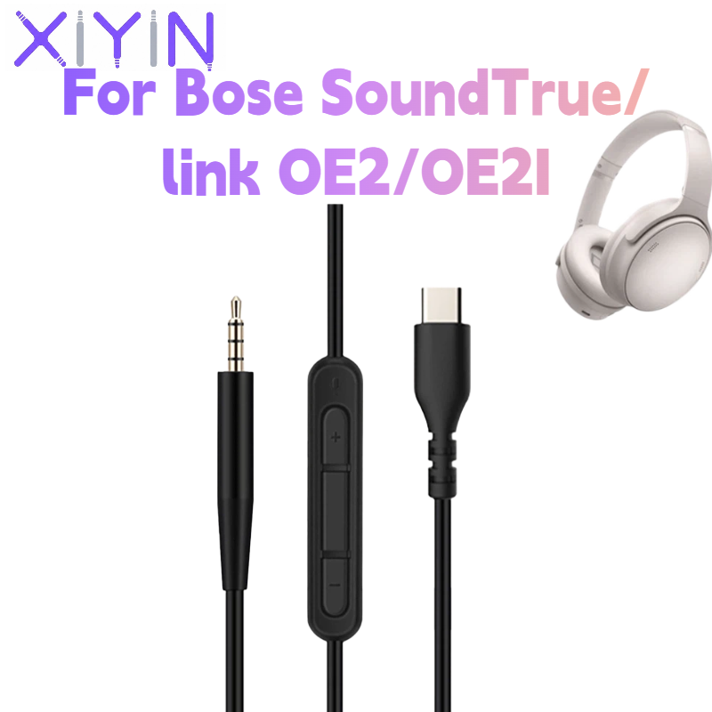 Type C Wired Earphones With Mic - Cavo audio di ricambio da 1,4