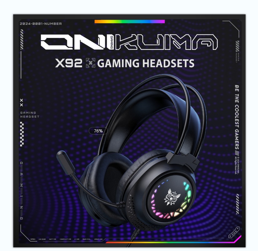 Gaming Headset With Mic Rgb - Cuffie da gioco cablate ONIKUMA X92