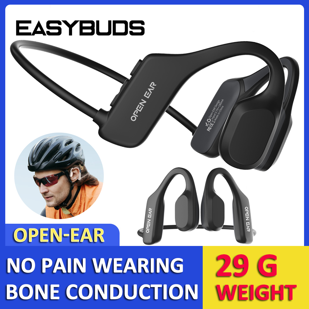 Bone Conduction Running Headphones - EASYBUDS Cuffia a conduzione ossea Sport