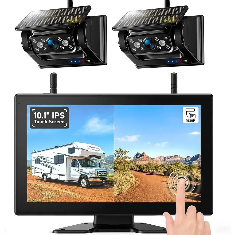Cameras - Telecamera di Retromarcia Wireless Solare Magnetica