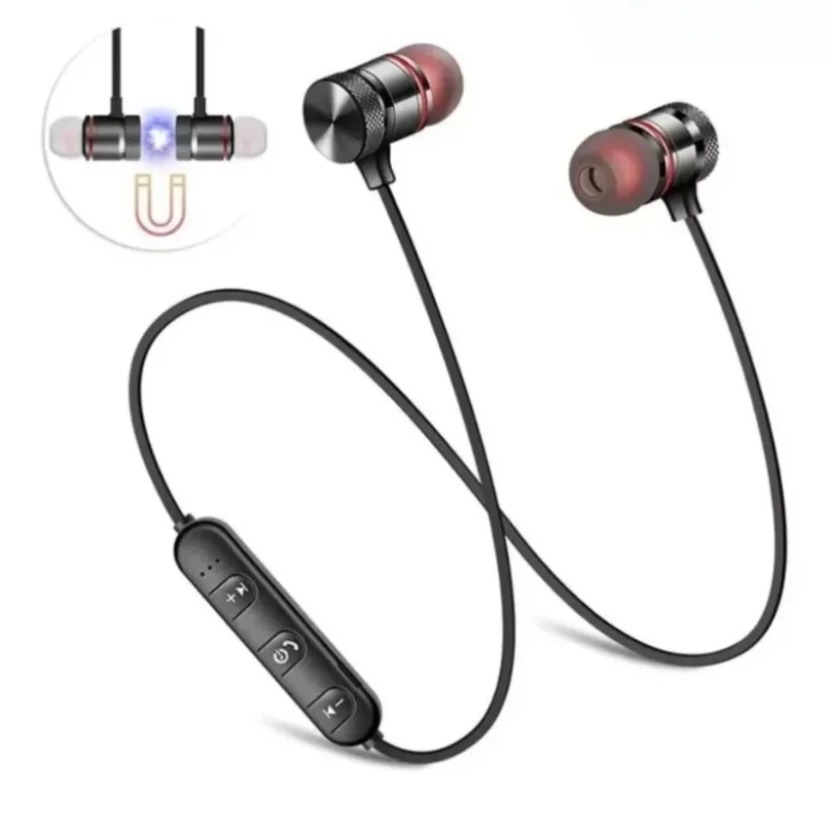 Magnetic Neckband Sports Earphones - Auricolari Bluetooth a Collare con Magnete,