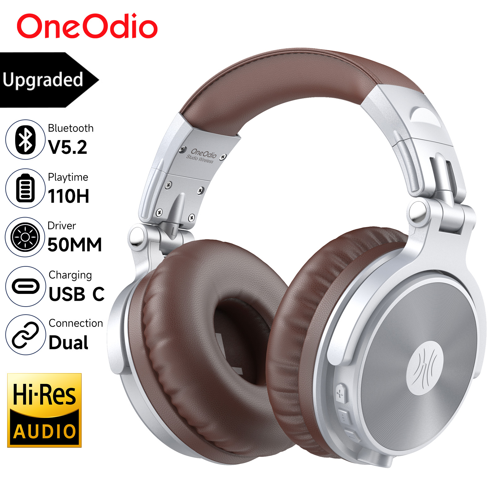 Anc Wireless Over Ear Headphones - Oneodio Upgrade Pro C Cuffie wireless