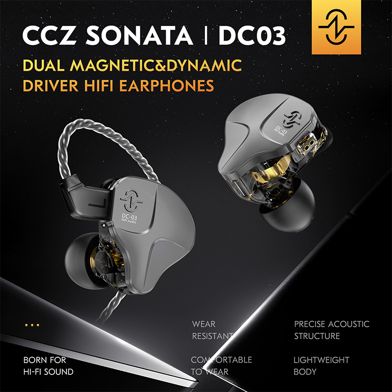 Auricolari cablati CCZ DC03 IE - In Ear Monitors For Singers recensione e prezzo