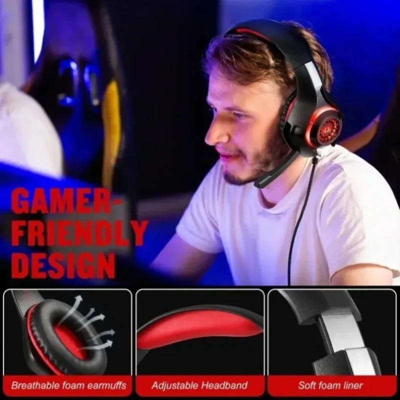Cuffie Gaming Cablate Over-Ear - Gaming Headset With Mic Rgb recensione e prezzo