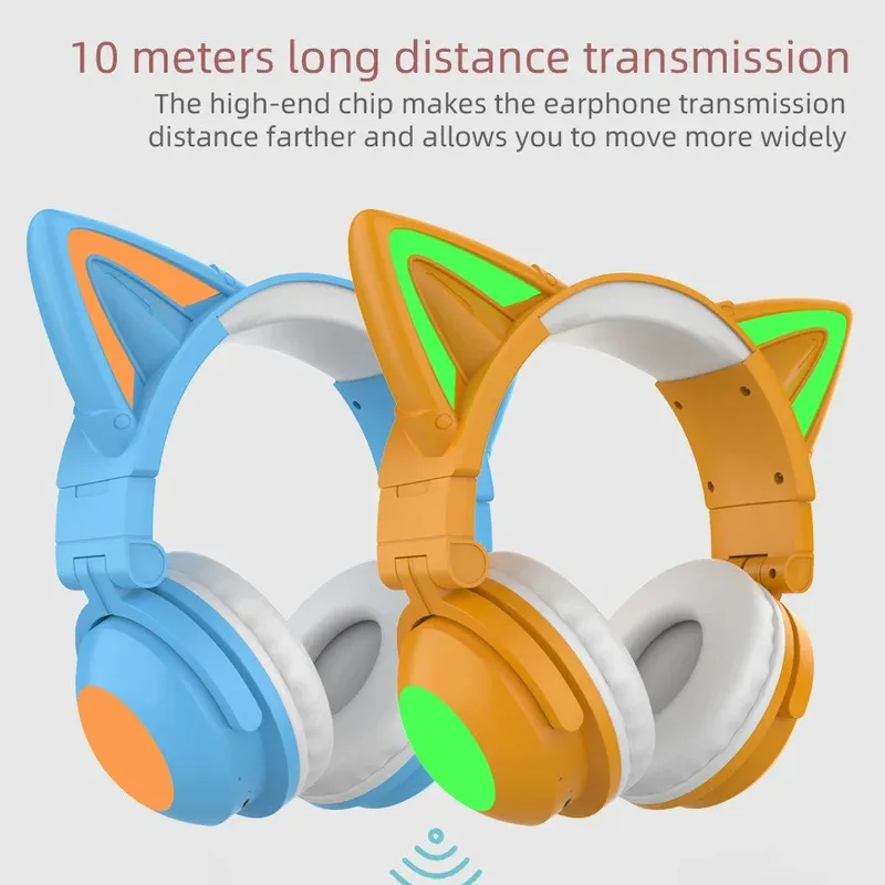 ZW068 Cuffie con orecchie di g - Cat Ear Bluetooth Headset Led recensione e prezzo