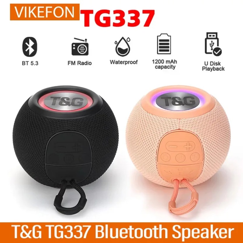 TG337 Altoparlante Bluetooth T - Portable Bluetooth Speaker Waterproof Ipx7 recensione e prezzo