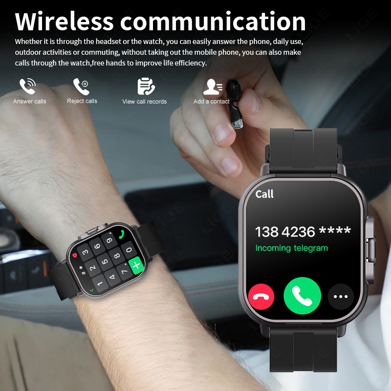 LIGE Nuovo Smartwatch 2 in 1 c - Tws Earbuds Bluetooth 5.3 recensione e prezzo