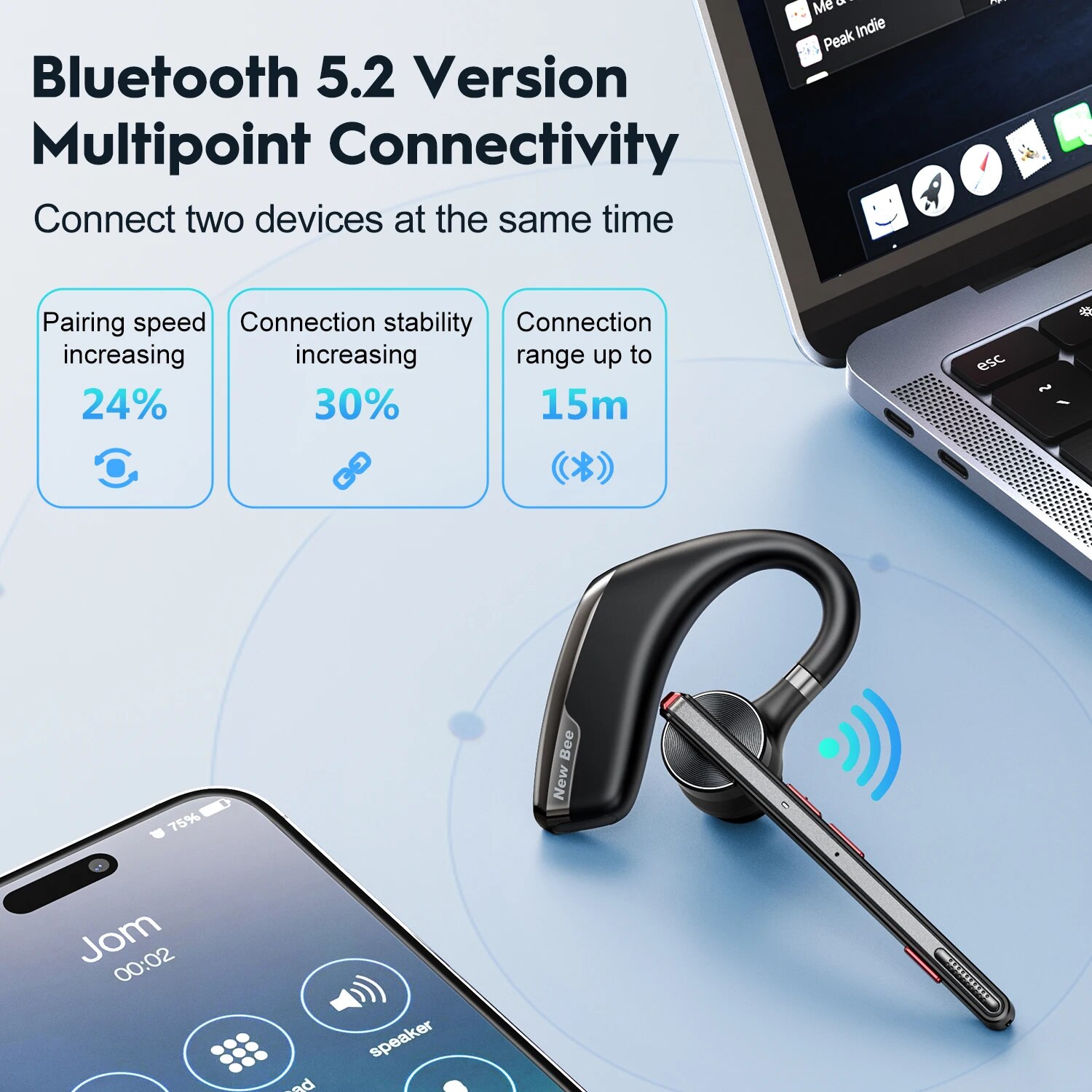 Nuovo Bee M51 Bluetooth 5.2 cu - Type C Wired Earphones With Mic recensione e prezzo