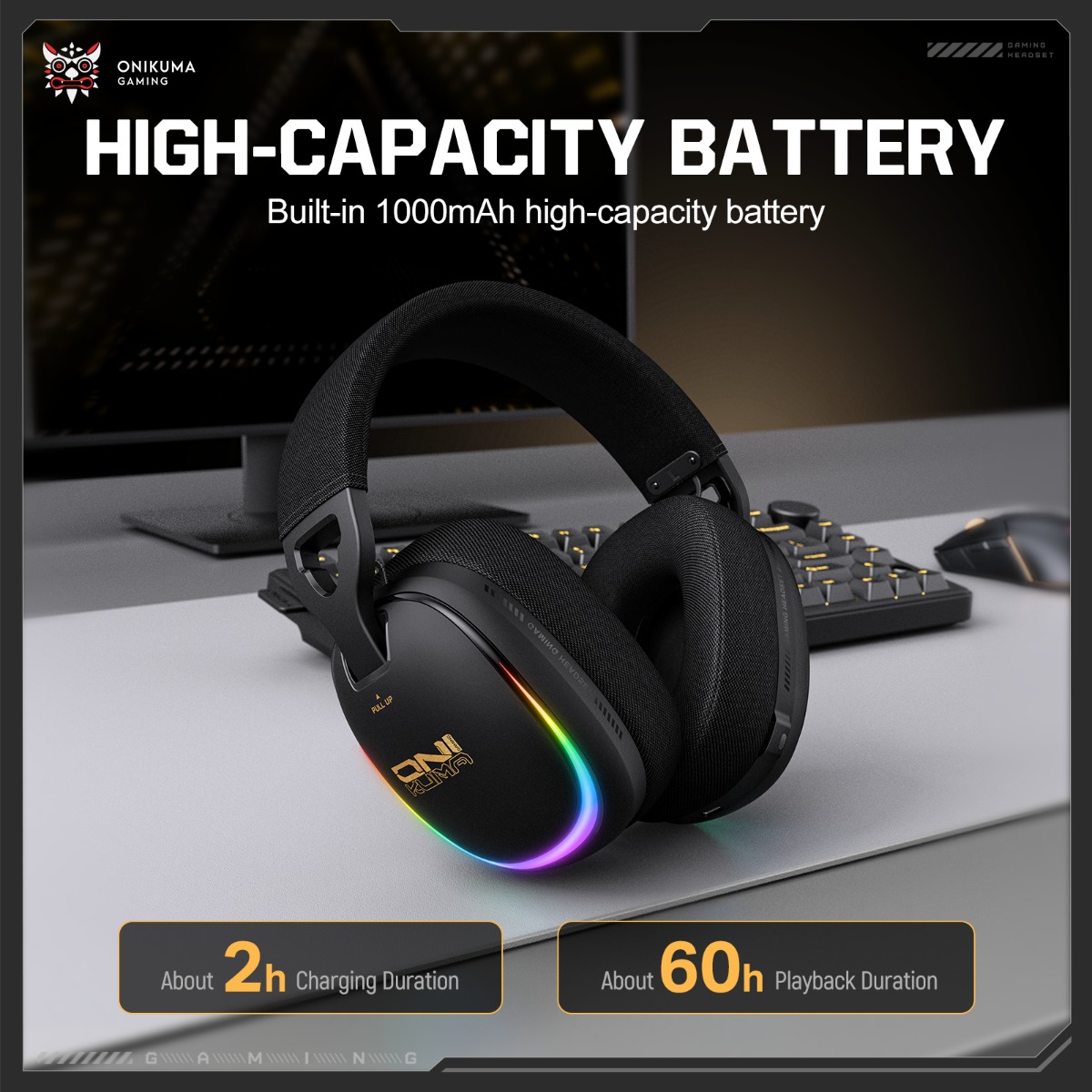 ONIKUMA GT805: cuffie da gamin - Gaming Headset With Mic Rgb recensione e prezzo