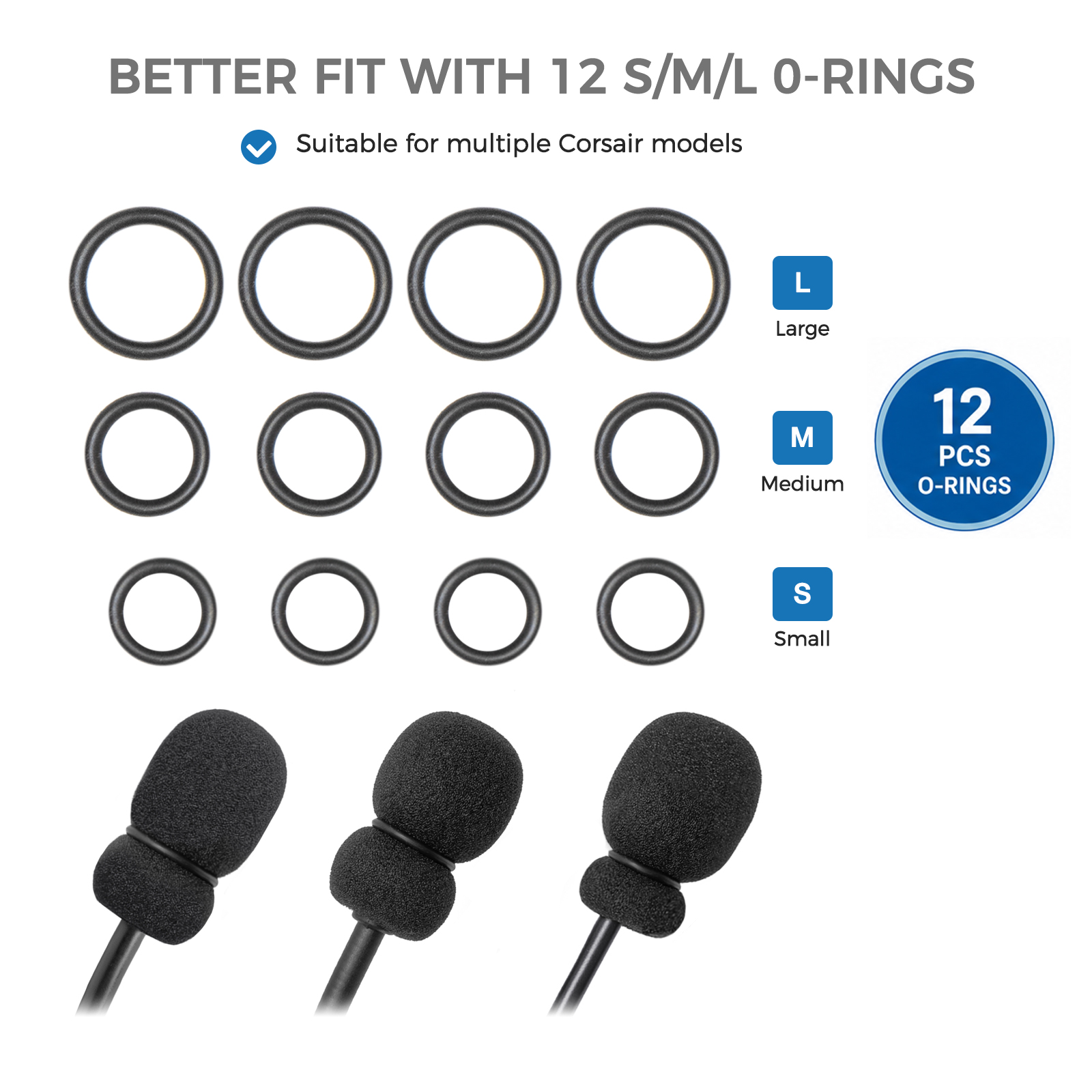 4 coperture in schiuma per mic - Gaming Headset With Mic Rgb recensione e prezzo