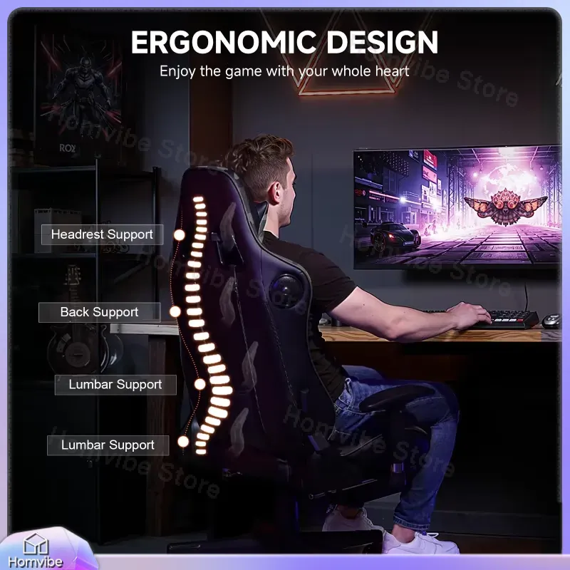 Sedia da Gaming Ergonomica con - Speakers recensione e prezzo