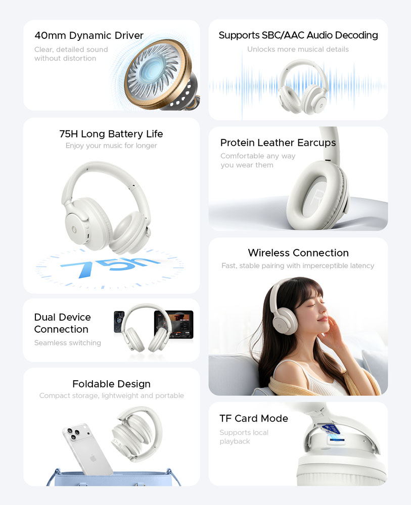 Cuffie Bluetooth Wireless Over - Anc Wireless Over Ear Headphones recensione e prezzo
