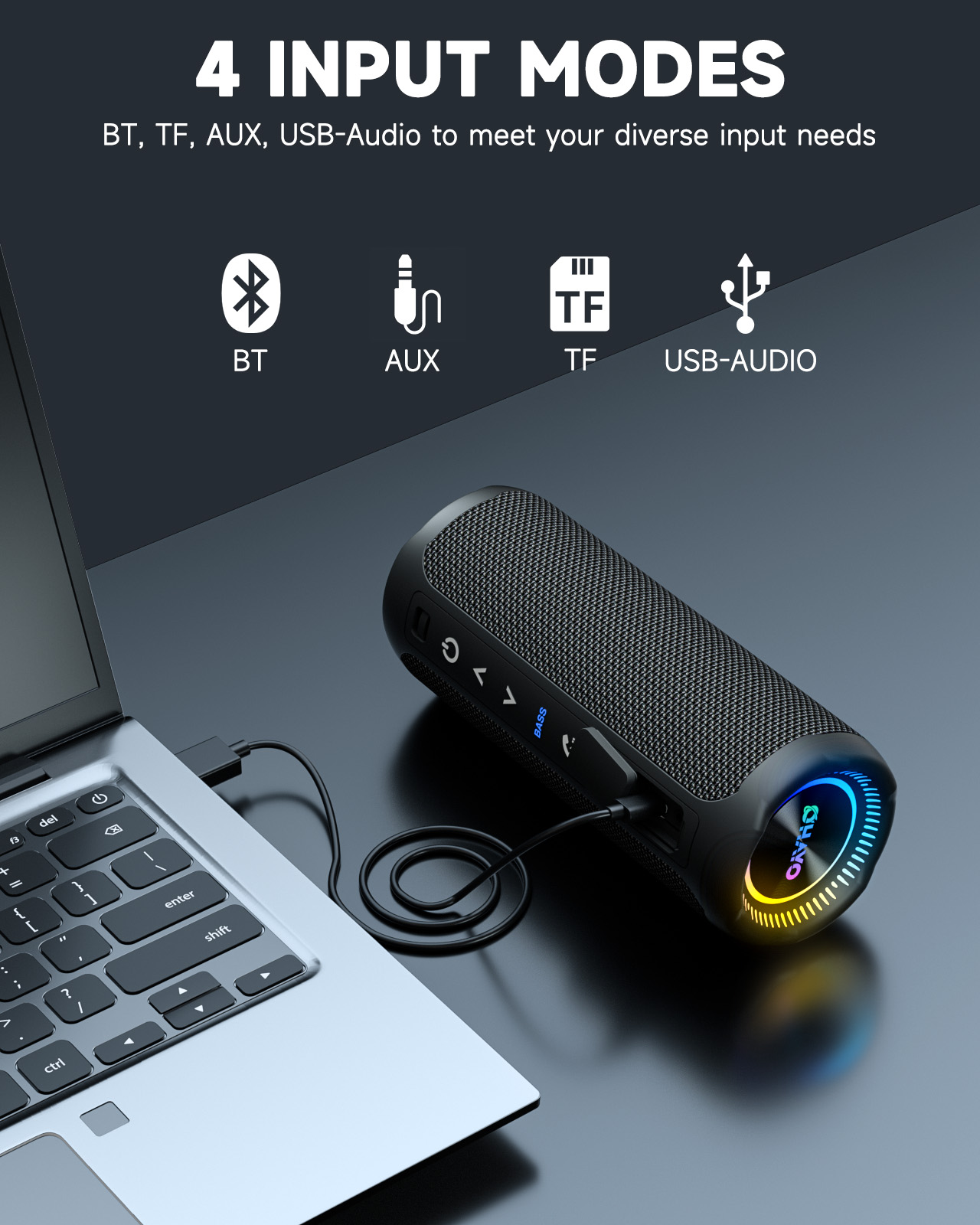 OHAYO X10MAX Altoparlante Blue - Portable Bluetooth Speaker Waterproof Ipx7 recensione e prezzo